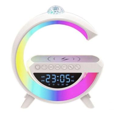 Imagem de Luminária De Mesa G Com Relógio Atmosphere Smart Sem Fio