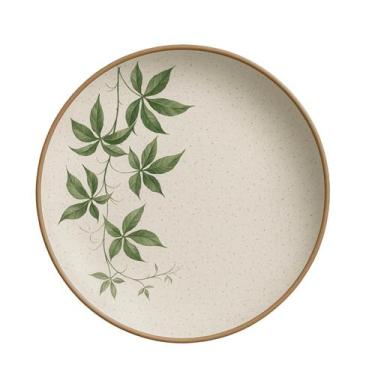 Imagem de Prato Fundo 25cm Sopa Massas Tropical Leaves Cerâmica Alleanza