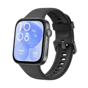 Imagem de Smartwatch Huawei Watch Fit 3, 43mm, GPS, Tela 1.82", Design Ultrafino, Monitoramento Completo de Exercícios, Preto