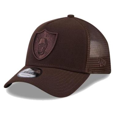 Imagem de Boné New Era 940AF NFL Raiders Trucker Tonal Brown-Masculino