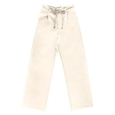 Imagem de Calça Alfaiataria Pantalona Endless Bege-Feminino