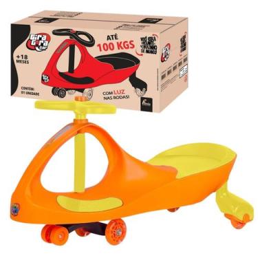 Imagem de Carrinho Gira Gira Car Rolimã Infantil Até 100kg Com luzes - Fenix Bri