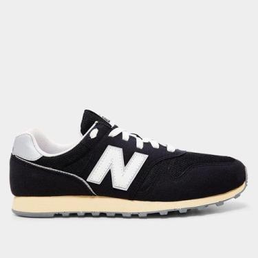 Imagem de Tênis New Balance 373 V'2 Feminino, Preto, Off white, 37