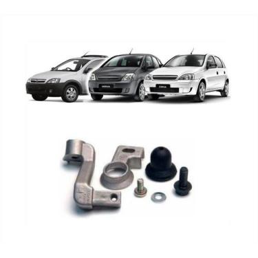 Imagem de Kit esquerdo suporte radiador corsa meriva montana 2002 2003 2004 2005