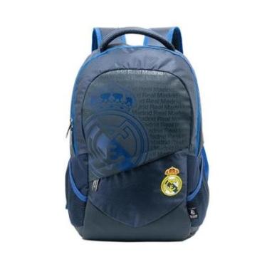 Imagem de MOCHILA ESCOLAR ESPORTIVA REAL MADRID 16691 ORIGINAL-Unissex