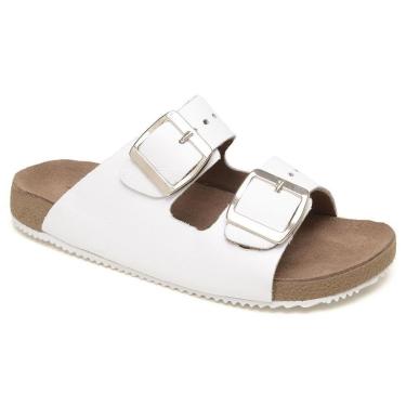 Imagem de Papete Slide Couro Legítimo Casual Macia Fivela Ajustável Solado Leve-Masculino