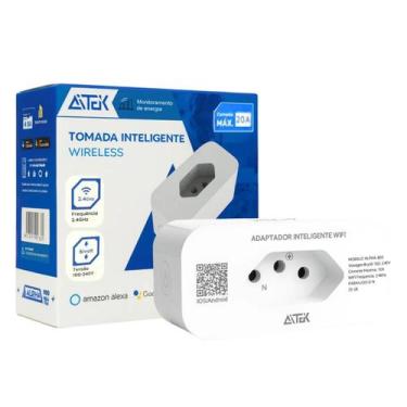 Imagem de Tomada Inteligente WiFi Aitek ALPHA900 PRO 20A Smart Plug Alexa Google