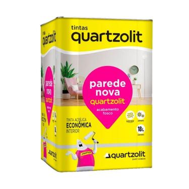 Imagem de Tinta Acrílica Quartzolit Parede Nova Econômica Branco Gelo 18 Litros