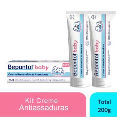 Imagem de Kit 2 Creme Pomada de Assadura VitB5 100g Cada Bepantol Baby