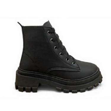 Imagem de Bota feminina pink girl 2030 tratorada coturno leve confortavel, 37, P