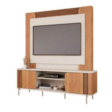 Imagem de Home Para Tv 60" 180 Cm 100% Mdf Porta Basculante Chicago Permobili Of