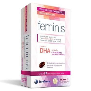 Imagem de Kit 2 Cxs Feminis Suplemento Alimentar Ômega 3 Dha 30cps - eurofarma