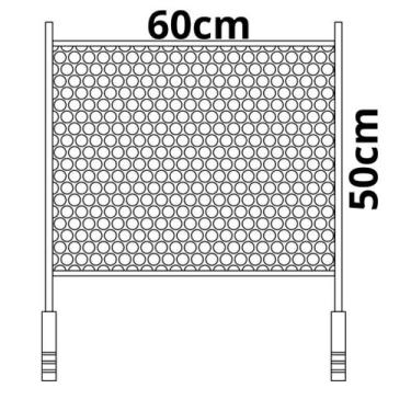 Imagem de GRELHA PARA CHURRASCO REFORÇADA GALVANIZADA 40(L)X50(C) ou 50(L)X50(C)