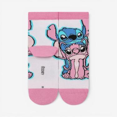 Imagem de Meia Lupo Disney Stitch Infantil Branca, Branco, 30a36