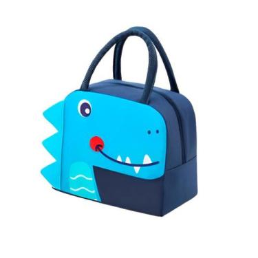 Imagem de Lancheira Bolsa Térmica Infantil Criança Menina Menino 3d - Modas Fagu