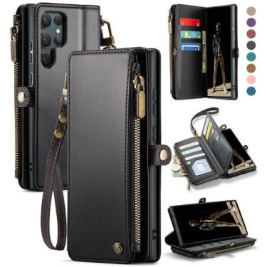 Imagem de Capa Wallet Defencase para Samsung Galaxy S25 Ultra 6.9 - preta