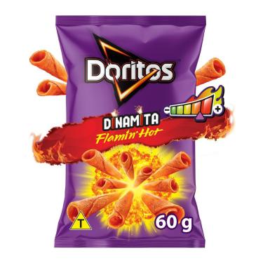 Imagem de Salgadinho de Milho Dinamita Flamin Hot Doritos 60g Picante