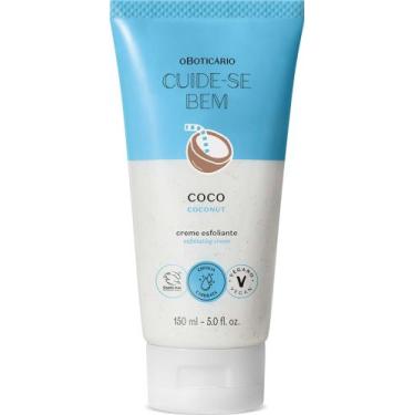 Imagem de Creme Esfoliante Corporal Cuide-se Bem Feira Coco 150ml - Boticário, 1