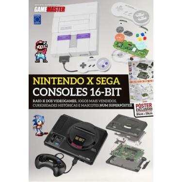 Imagem de Superpôster game master - nintendo x sega - consoles 16-bit - EUROPA