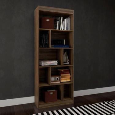 Imagem de Estante de Livros 70CMX182CM 4 Prateleiras LV300 Marrom/Castanho - DJD