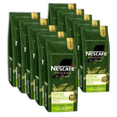 Imagem de Café Moído Nescafé Origens Chapada Diamantina Kit 10un 250g