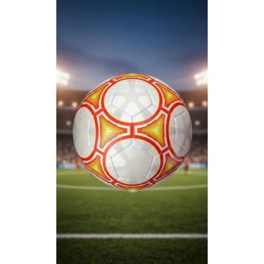 Imagem de Bola de Futebol Society Laranja Profissional - Congratulations Store