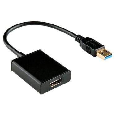 Imagem de Adaptador Conversor USB para HDMI - 20cm - USB 3.0 - Diversos