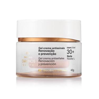 Imagem de Gel Creme Antissinais 30+Noite Firmeza Radiância Chronos 40g - Natura