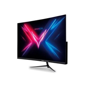 Imagem de Monitor Gamer 24 LED BRX Xtreme Curvo 100Hz Preto