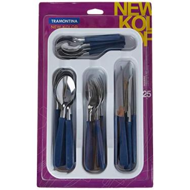 Imagem de Faqueiro 25 Peças Tramontina New Kolor Azul