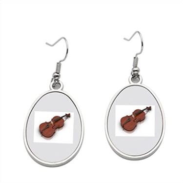 Imagem de Brinco de violoncelo - Brincos pendurados para meninas - Presente de festa de aniversário dos namorados