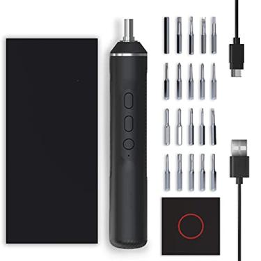 Imagem de HIOD Conjunto de chave de fenda elétrica sem fio magnético portátil para reparo doméstico de TV laptop