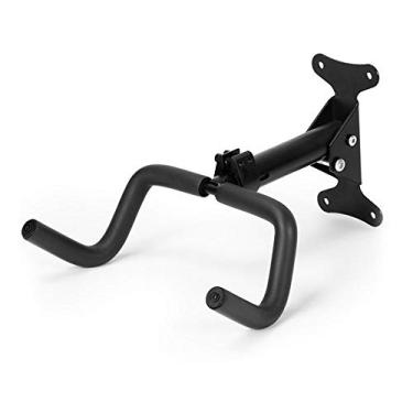 Imagem de Wemay Suporte para parede de bicicleta Suporte de parede para bicicleta de montanha Suporte duplo de gancho Rack dobrável suporte telescópico para exibição de bicicleta Suporte dobrável para armazenam
