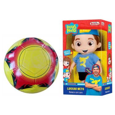 Chute ao Gol Luccas Neto Bola de Vinil Multikids - BR1819 - Casa Freitas