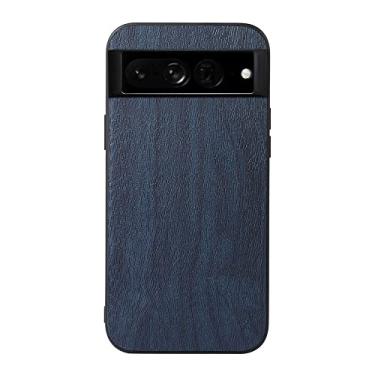 Imagem de For Google Pixel 7 Pro 5G Wood Texture PU Phone Case