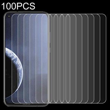 Imagem de VGOLY Protetor de tela 100 peças 0,26 mm 9H 2,5D filme de vidro temperado para Nokia 8.1 Plus