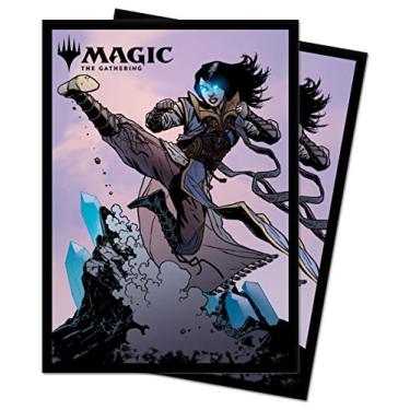 Imagem de Ikoria: Lair of Behemoths - Narset of The Ancient Way Edição Limitada Protetores de Deck para Magic: The Gathering