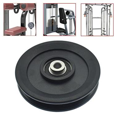 Imagem de YQSDG 4,5"/115 mm Cabo de roda de polia de rolamento de nylon universal peça de equipamento de ginástica