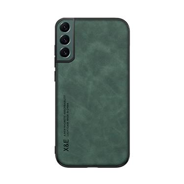 Imagem de Kepuch Silklike Capa para Samsung Galaxy S30/S21 - Case Placa de Metal Embutida para Samsung Galaxy S30/S21 - Verde