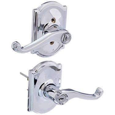 Imagem de Schlage Lock Company F51AFLA625CAM F51A FLAIR 625 CAM 16211 10027 CAMELOT Deco Rose Entrada