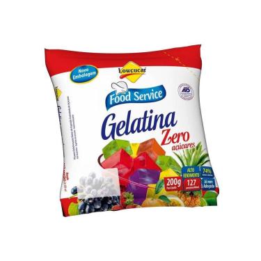 Imagem de Gelatina Zero Açúcar Uva Lowçucar 200G Food Service.