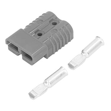 Imagem de Conector Rápido de Bateria, 175A 600V Marcação de Cores Conector de Plugue de Motores Elétricos para Tração Nas 4 Rodas para Refrigeradores para Painéis Solares (Cinza)