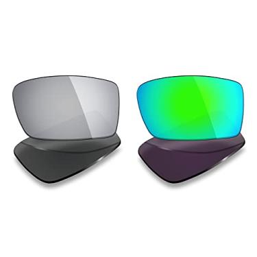 Imagem de 2 pares de lentes polarizadas de substituição da Mryok para óculos de sol Oakley X Squared – Opções