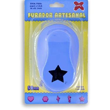 Imagem de Furador Decorado Para Papel Gigante Estrela 50mm - 01 Unidade, Make+, 12036, Multicor