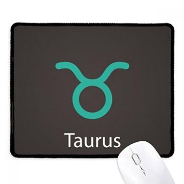Imagem de Mousepad com padrão de constelação de maio de abril Taurus Tapete de borracha para jogos