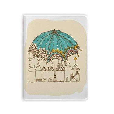 Imagem de Diário de capa macia para caderno de chuva com estrelas da Lace Umbrella House