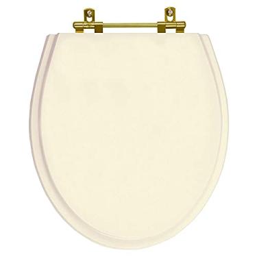 Imagem de Tampa De Vaso Windsor Creme P Louça Deca Com Ferragem Dourada
