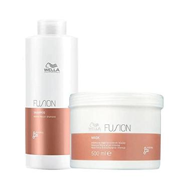 Imagem de Kit Wella Pro Fusion Sh1l+masc 500