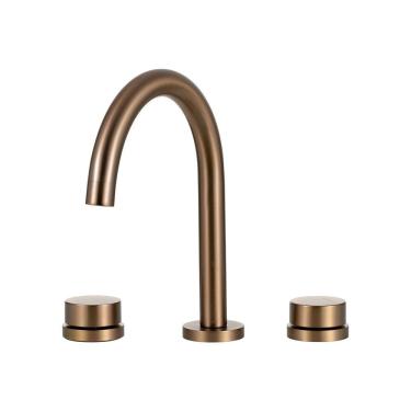 Imagem de Torneira Para Banheiro Misturador Duplo Comando Choró Pingoo.casa - Dourado Rose