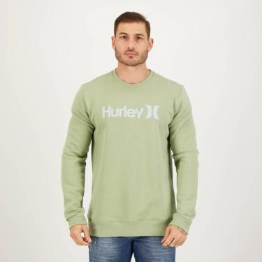 Imagem de Moletom Hurley One Only Verde-Masculino